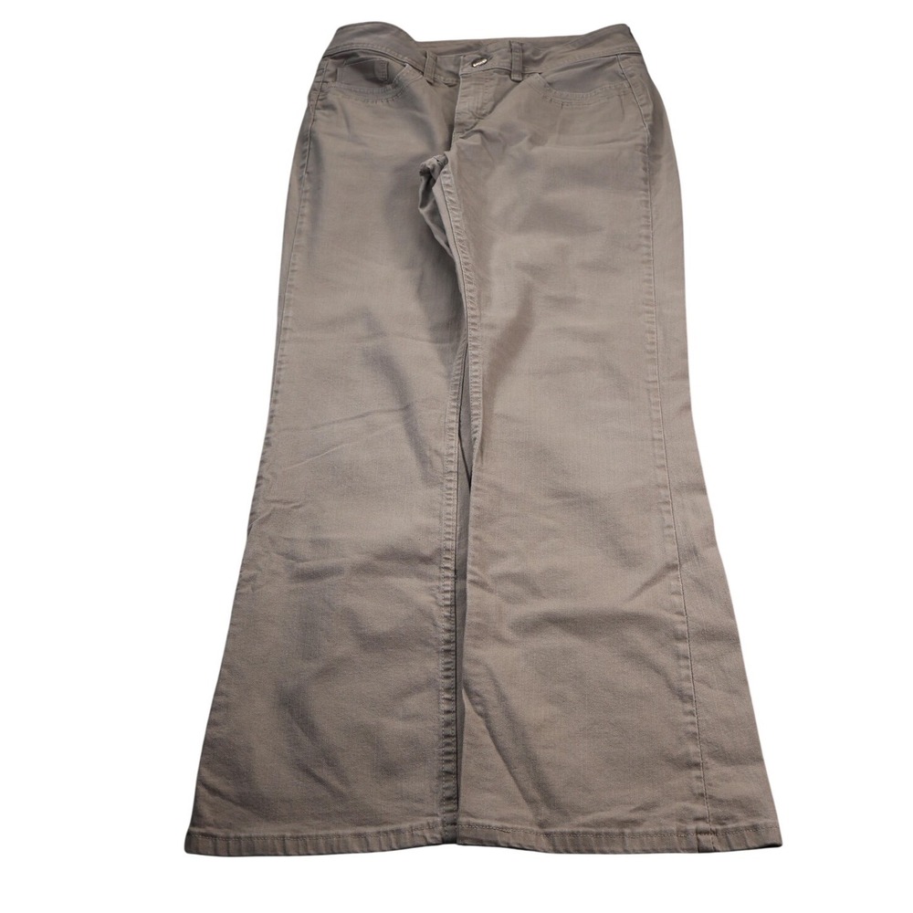 Riders By Lee Denim Skirt Womens 10‎ Beige Long Straight Maxi Casual Pockets
